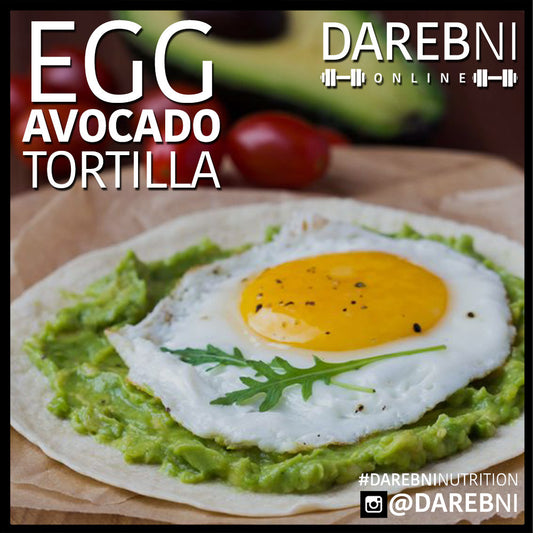 Egg Avocado Tortilla راب التورتيا بالبيض والأفوكادو