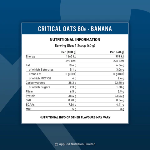 CRITICAL OATS 3KG